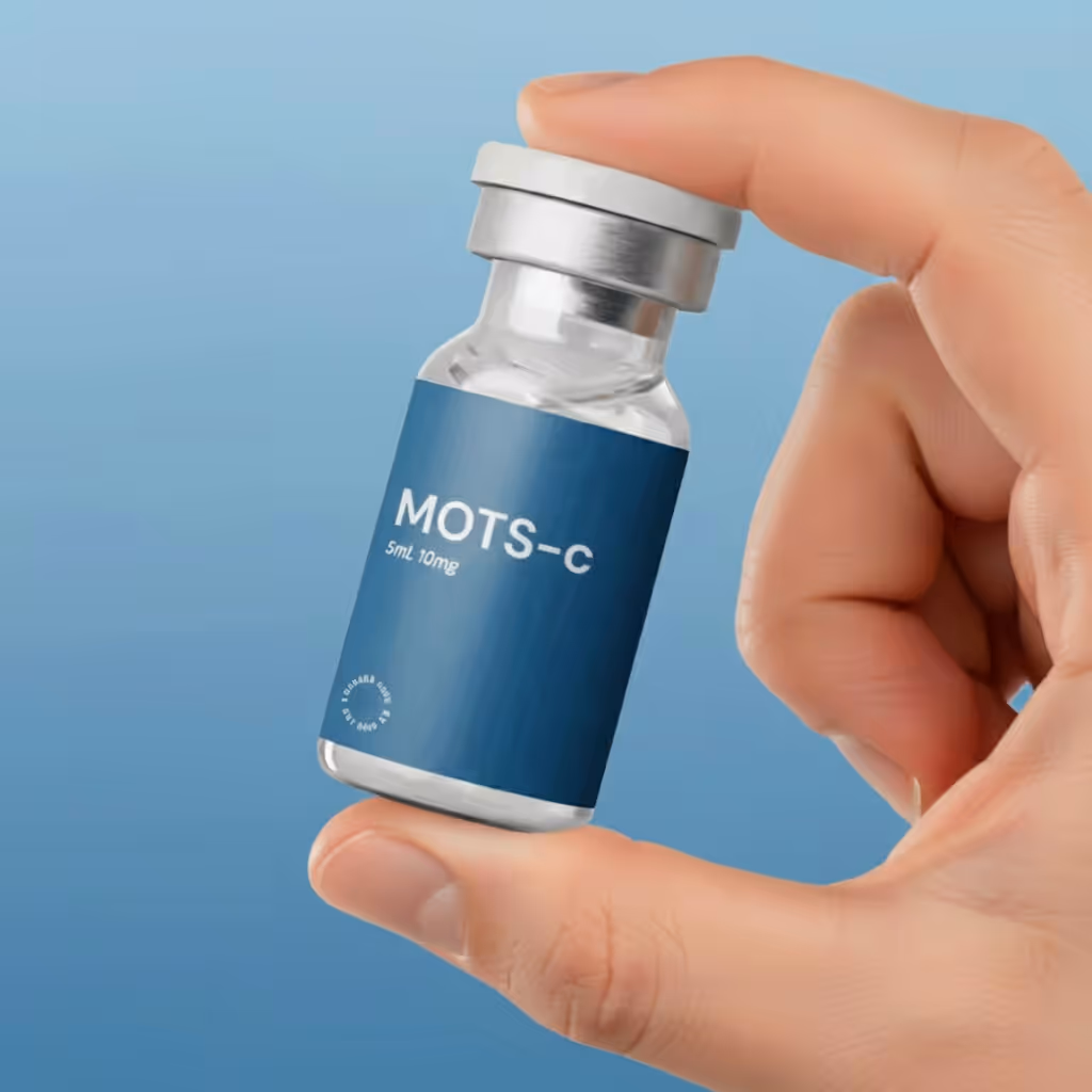MOTS-c product vial.